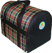 Зооник Сумка-переноска для собак мелких пород и крупных кошек большая 49*34*34 см