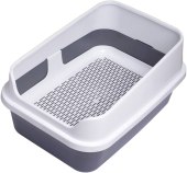 Россия Туалет для кошек "Манюша" М сетка + борт 50*36*25 см 