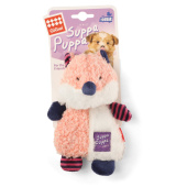 GiGwi Игрушка для маленьких собак Лиса с пищалкой 17,5см, серия SUPPA PUPPA