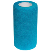 Валта Бинт самофиксирующийся c горьким вкусом 10 см х 450 см, голубой