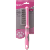 DeLIGHT ROSE Расческа с вращающимися длинными зубьями, 24 зуба