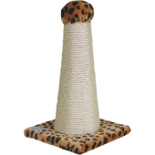 Зооник Когтеточка-столб для кошек, на подставке шестигранная 30*30*55 см