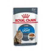 Royal Canin Ultra Light, Влажный корм для кошек, склонных к полноте, в соусе, 85 г