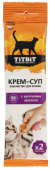 TiTBiT Крем-суп для кошек с кусочками Кролика 2шт*10 г
