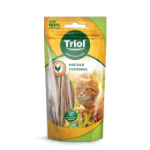 Triol Лакомство для кошек «Мягкая мясная соломка из курицы», 40 г