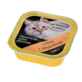 Натуральная Формула Суфле для кошек, с индейкой, 100 г