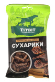 TiTBiT Сухарики с бараниной лакомство для собак, 55 г