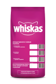 Whiskas Сухой корм для кошек с говядиной, 13,8 кг