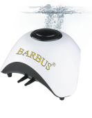 BARBUS Компрессор с регулятором мощности SB-860A,2 канала по 6 л/мин, 10 Вт