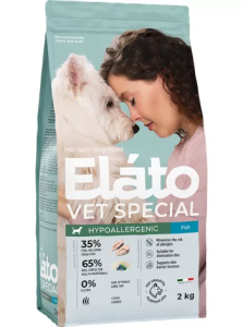 Elato Holistic Vet Special Hypoallergenic сухой диетический корм для собак всех пород с рыбой,