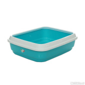 IMAC Туалет JERRY для кошек с бортом, салатовый, 50*40*14,5 см