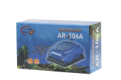 Aqua Reef Компрессор AR-106А двухканальный для аквариума, 5Вт 2*4л/мин