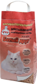 Белый друг наполнитель для кошек антибактериальный, 12 л