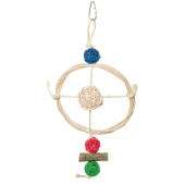 Triol Игрушка для птиц "Кольцо с шариками", 32/35*14 см