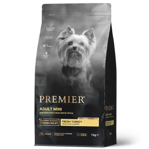 PREMIER Dog Turkey ADULT Medium (Свежее мясо индейки для собак средний пород), 
