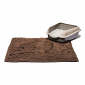 Dog Gone Smart Коврик для кошек супервпитывающий, L,66*89 см, коричневый