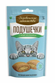Деревенские лакомства Подушечки с пюре курицы, 30г
