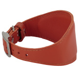 Каскад Ошейник с расширением из овечьей кожи ("селедка"), обхват шеи. 34-40см, 