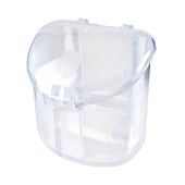 IMAC Кормушка для птиц герметичная "Star", белая, 8х8.5х8.5 см