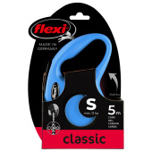 Flexi New Classic S рулетка до 12 кг 5 м., трос, синяя