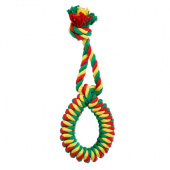 Dental Knot Кольцо канатное Dental Knot большое (Красный-желтый-зеленый)