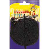 Зооник Поводок капроновый для собаки, 1,5 м, 25 мм, карабин импортный