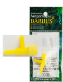 BARBUS Краник для трубки ф-4 мм (1шт)