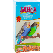 Алиса Зерносмесь "Для попугаев + витамины" 450 г