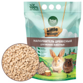 Triol Наполнитель для мелких животных древесный 6мм, 3л, серия LITTLE VILLAGE