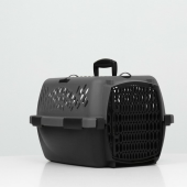 Россия Переноска для животных ВОЯЖ S с пластиковой дверцей 40*32*26 см