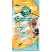 Triol Кость из жил жевательная DENTAL 10 см, 30-40 г (уп.4шт.)