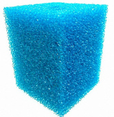 Россия Губка прямоугольная крупнопористая СИНЯЯ Турбо №7, 8х8х10 см