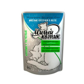 Милый котик влажный корм для кошек кролик с печенью в желе, 85 г