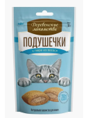 Деревенские лакомства Подушечки с пюре из лосося 30 г