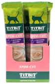 TiTBiT Крем-суп для кошек с кусочками Кролика 10г