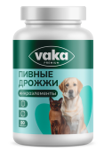 ВАКА Пивные дрожжи для собак и кошек с микроэлементами, 80 таблеток