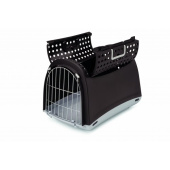 IMAC Переноска Linus Cabrio для животных с открывающимся верхом, черный, 50*32*34,5 см