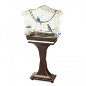 IMAC Клетка для птиц SOFIA, на колесах и подставке, 63*33*61/133 см