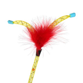 Gosi Махалка "Перо и Трубочки с наконечниками на пружине"