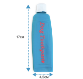 Чистый котик Игрушка для собак "Зубная паста", с пищалкой, 17 см