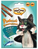 Мнямс палочки для кошек, Рыбный фестиваль, лосось, форель, 3*4 г