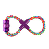 Triol Игрушка для собак "Верёвка-восьмёрка, валик", 27 см