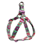 Triol Шлейка нейлоновая "Пончики", бирюзовая