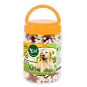 Triol Кальцинированные косточки для собак, с курицей, банка 450 г