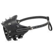 Triol Намордник кожаный с шипами XL, 12*12*13 см