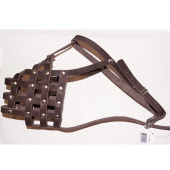 Осипов Намордник Кожа Лабрадор решетка арт.604к