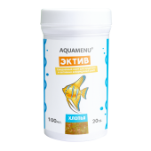 Аква Меню Эктив Корм для средних и крупных рыб, хлопья, 100 мл