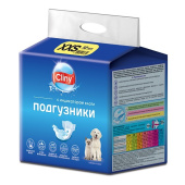 Cliny Подгузники для собак и кошек 1-2.5 кг, размер XXS, 12 штук