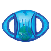 Nerf Игрушка гремящая с теннисным мячом внутри, 14 см, синяя