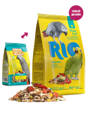 Rio Корм для крупных попугаев, основной рацион, 20 кг